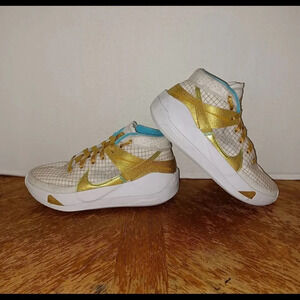 Nike KD 13 'EYBL' White Gold Shoes K Durant DA0895-102 M Size 4 W 5.5 (299 Box34